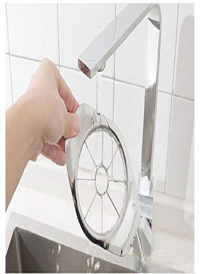 Ervio Apple Cutter with 8 Sharp Stainless Steel Blades & Non-Slip Handle | Apple Slicer Fruit Cutter for Kitchen | Easy & Quick Fruit Slicing Tool for Apples, Pears & More - Image 3